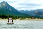 Children on Saranagati Lake